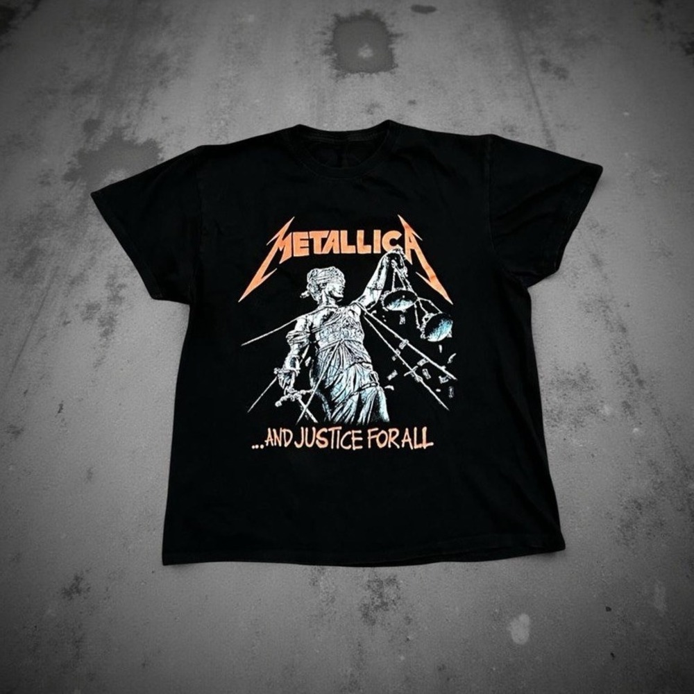 Metallica "...And Justice for All" T Shirt Band Merch Concert Tee Adult Medium